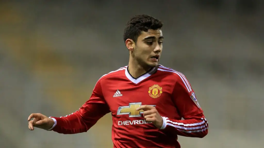 Andreas Pereira has been at Manchester United since the age of 16
