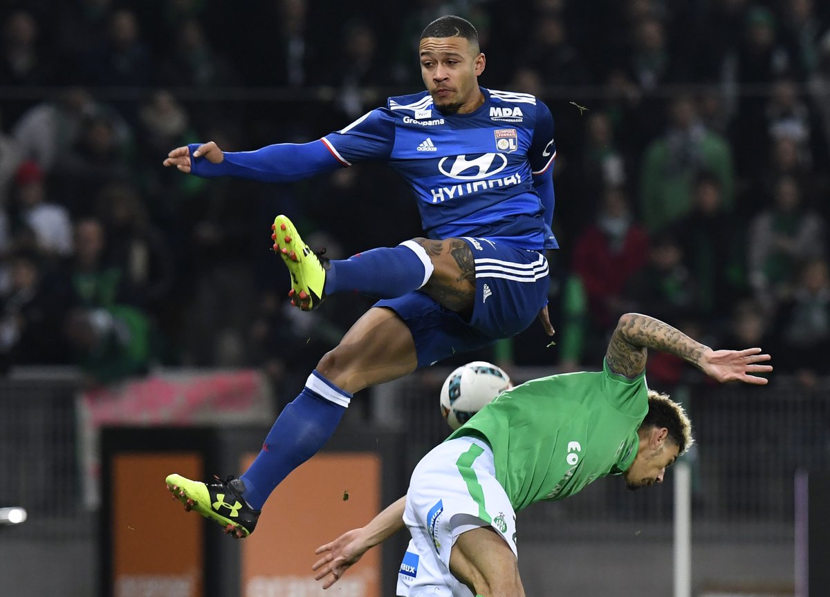 Depay thrived after signing for Olympique Lyon