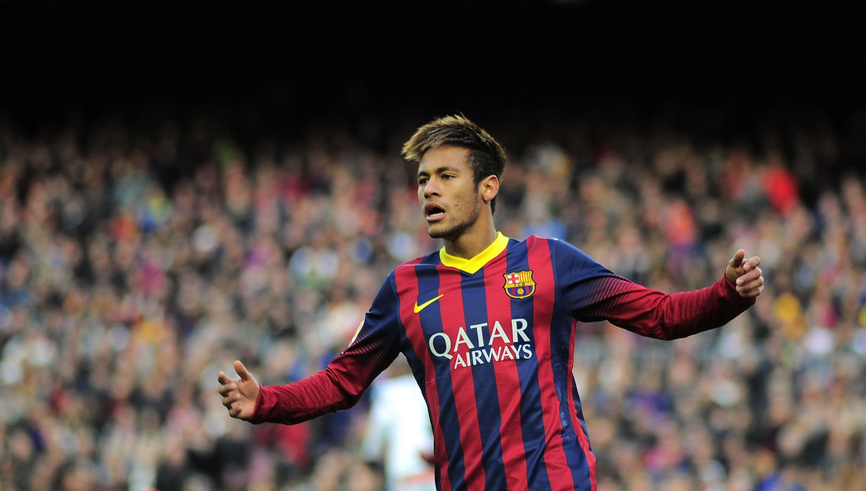 Neymar during his time at FC Barcelona.