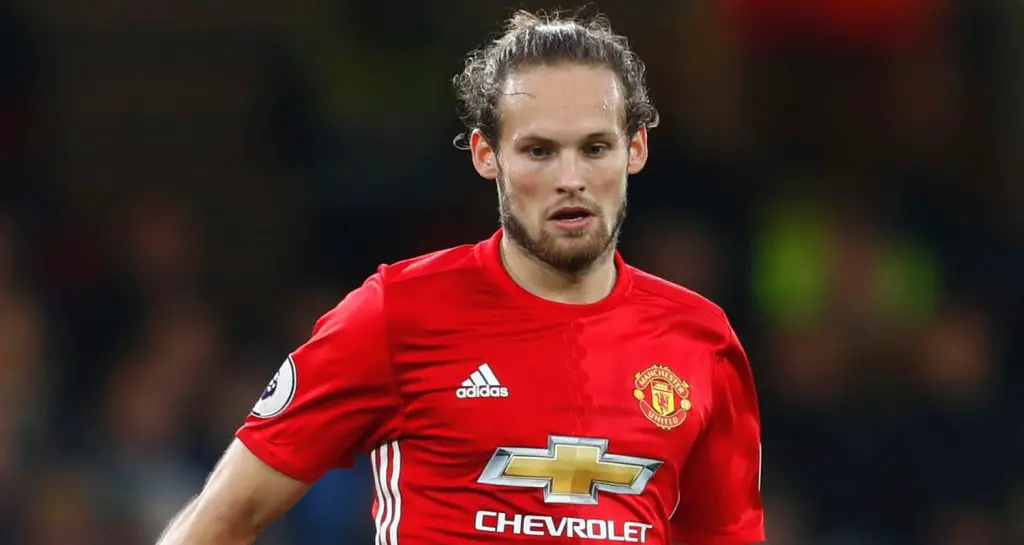 Daley Blind during his spell at Manchester United.