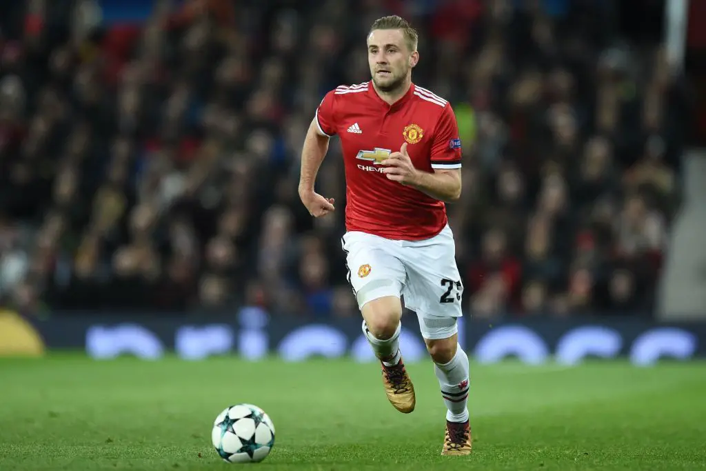 Luke Shaw is United's first choice left-back