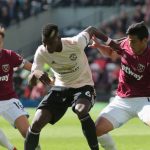 Paul Pogba of Manchester United against West Ham