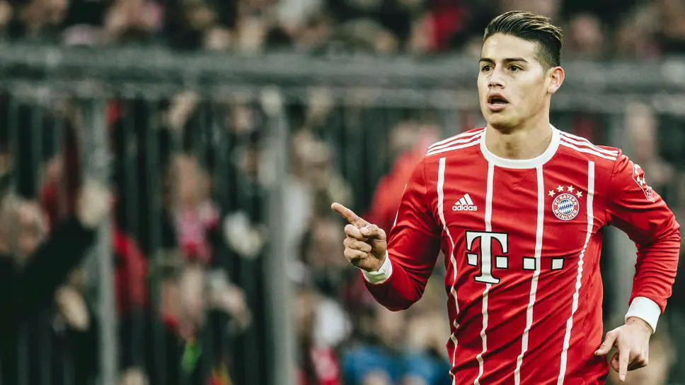 James Rodriguez spent two years on loan at Bayern Munich