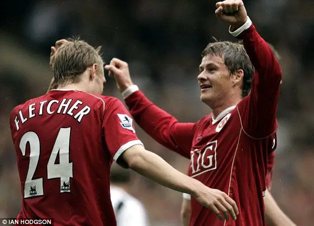 Darren Fletcher and Solskjaer were teammates at Manchester United
