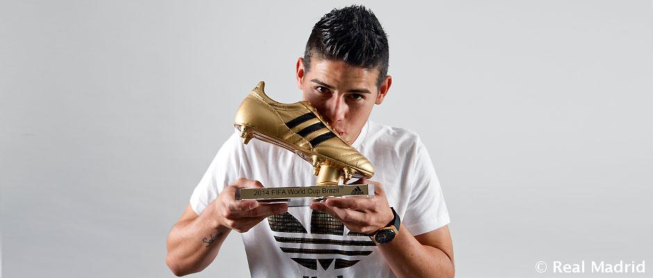 James Rodriguez won the Golden Boot at the 2014 FIFA World Cup