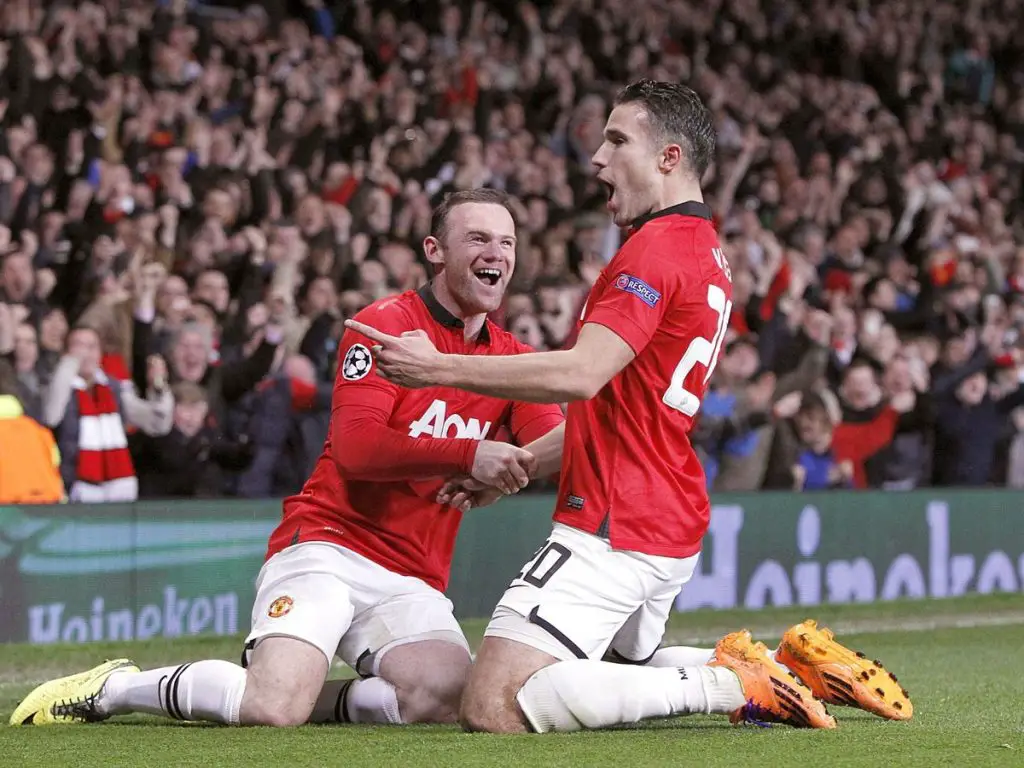 Robin van Persie and Wayne Rooney were a formidable duo upfront