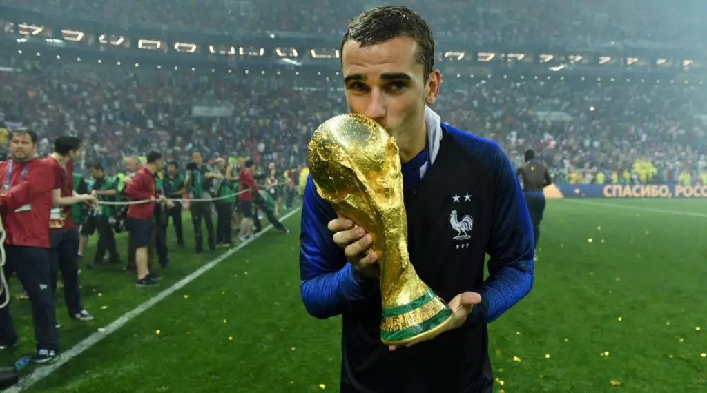 Antoine Griezmann is a World Cup winner with France.