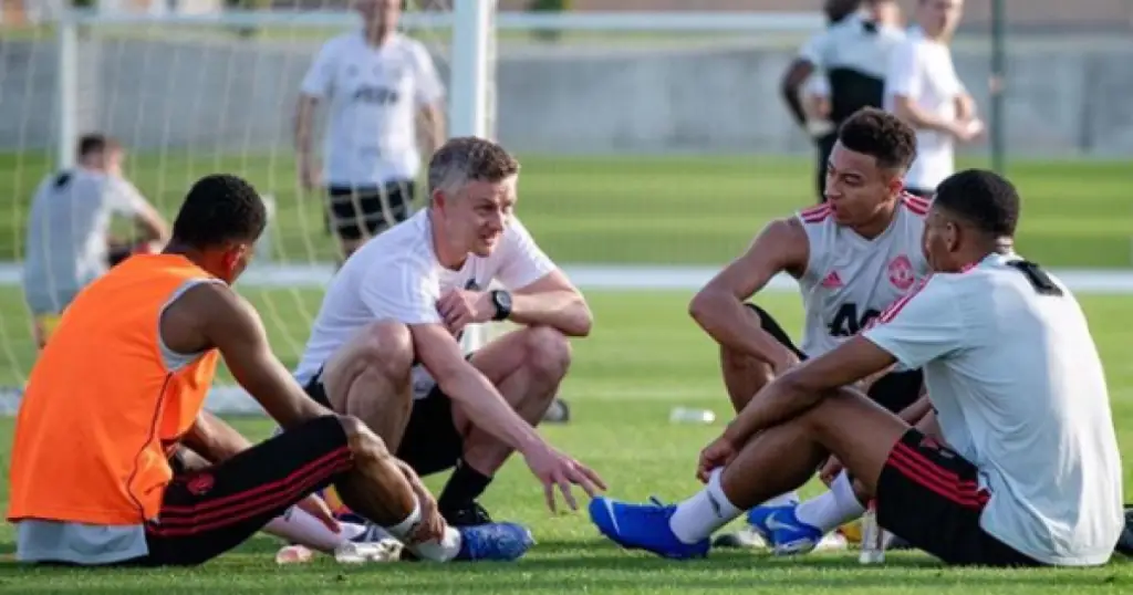 Ole Gunnar Solskjaer is believed to be taking a more backseat approach in the Manchester United training sessions. (imago Images)