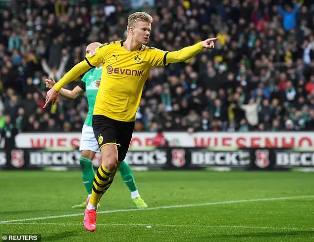 Haaland has continued to score in Germany