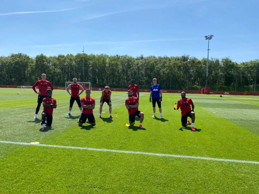 United are back in training