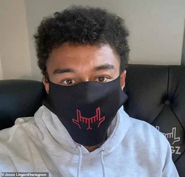 Jesse Lingard has released his own collection of facemasks.All proceeds will go to the NHS.