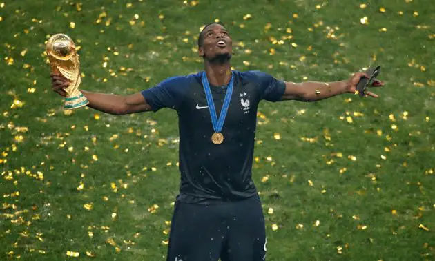 Paul Pogba inspired France to the World Cup