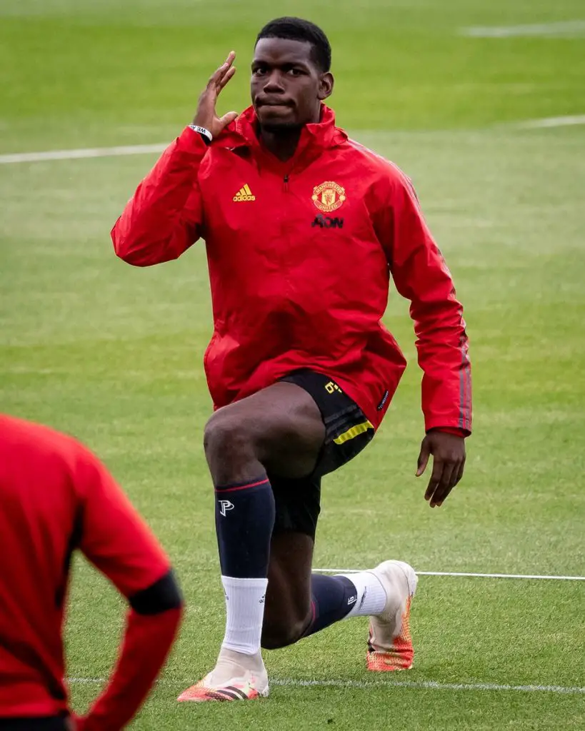 Paul Pogba is fit and rring to go in manchester United training
