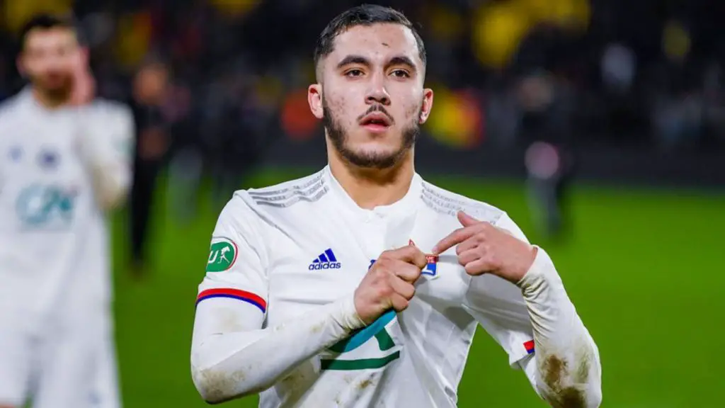 Rayan Cherki of Lyon has emerged as an option for Manchester United