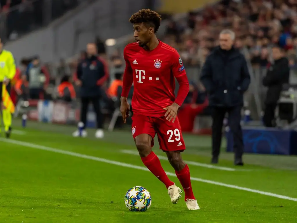Kingsley Coman has expressed his desire to join Manchester Unted previously and the Red Devils could complete a deal next summer as Bayern Munich are ready to cash in on him. (imago Images)