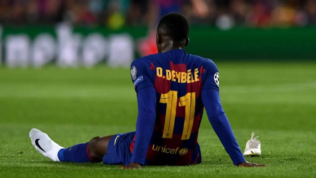 Dembele has missed more matches than he has played for Barcelona