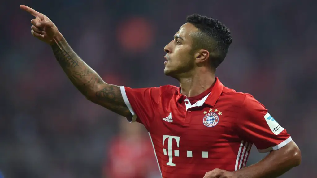 Manchester United legend, Rio Ferdinand has revealed that Thiago Alcantara was keen on moving to Old Trafford..(Getty Images)