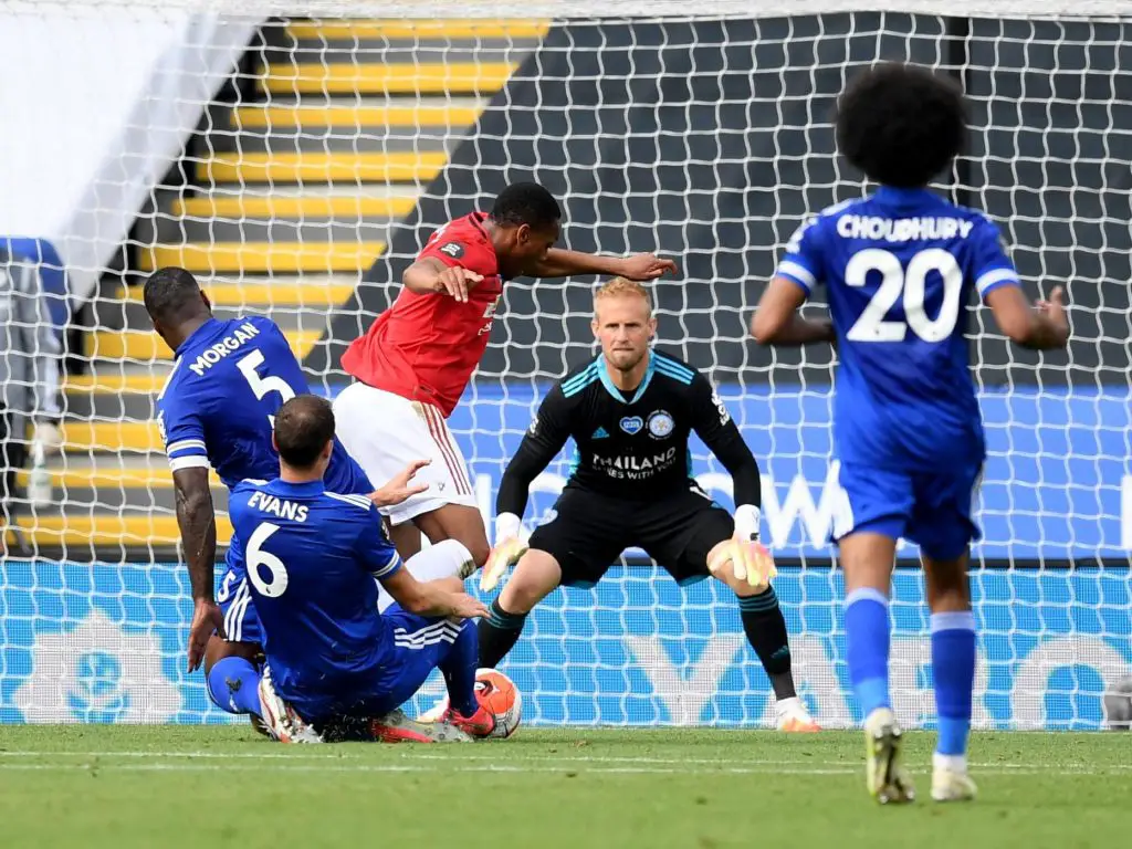 Manchester United qualify for the Champions League after a 2-0 win away to Leicester City