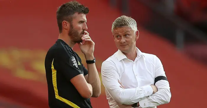 Michael Carrick took over as caretaker manager following Solskjaer's exit.