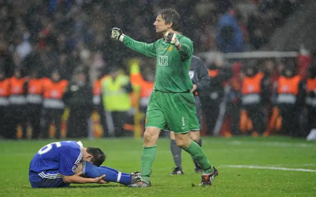 John Terry missed from the spot in the 2008 Champions League final