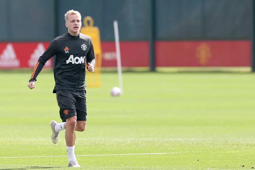 Donny van de Beek is expected to be fit for selection this weekend. (GETTY Images)