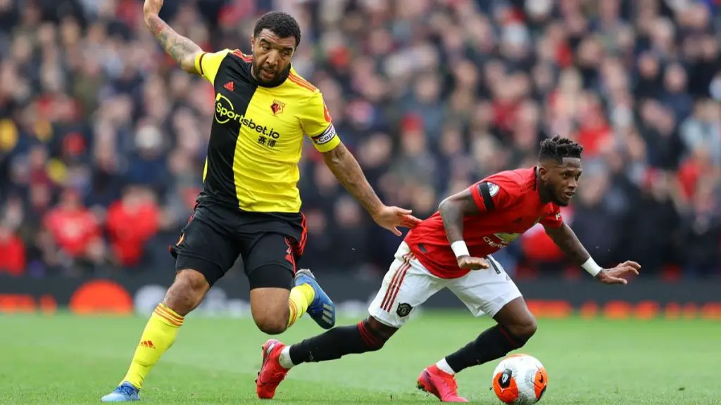 Troy Deeney is in awe of Aaron Wan-Bissaka and wants the Manchester United right-back to start for England over Chelsea man, Reece James.