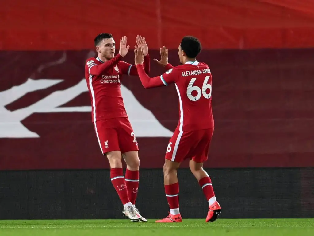 Will Telles reach the l;evel showcased by Liverpool's fullbacks?
