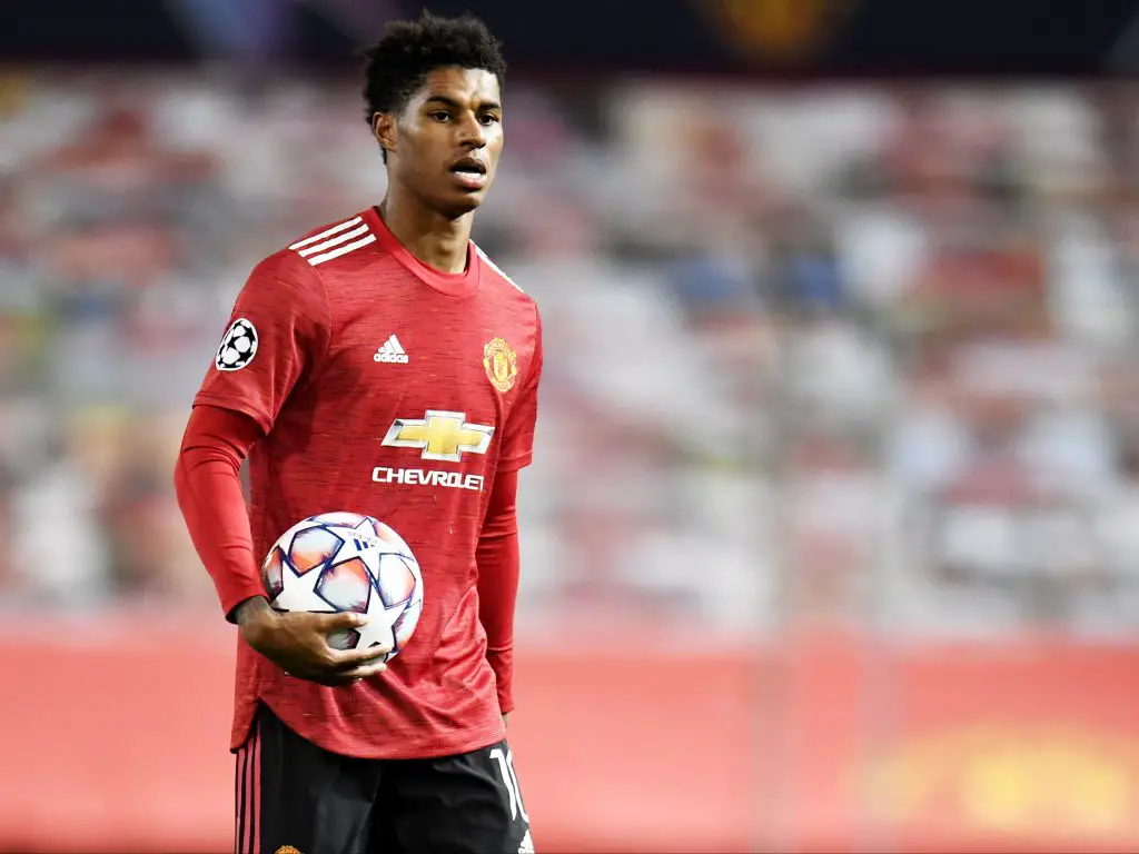 Manchester United star Marcus Rashford has been named in the Football Black List for 2020.