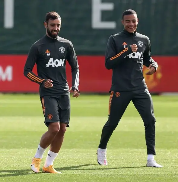 Bruno Fernandes and Mason Greenwood involved in a training ground altercation