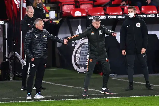 Manchester United boss Ole Gunnar Solskjaer has played down tensions with Sheffield Untied counterpart Chris Wilder.