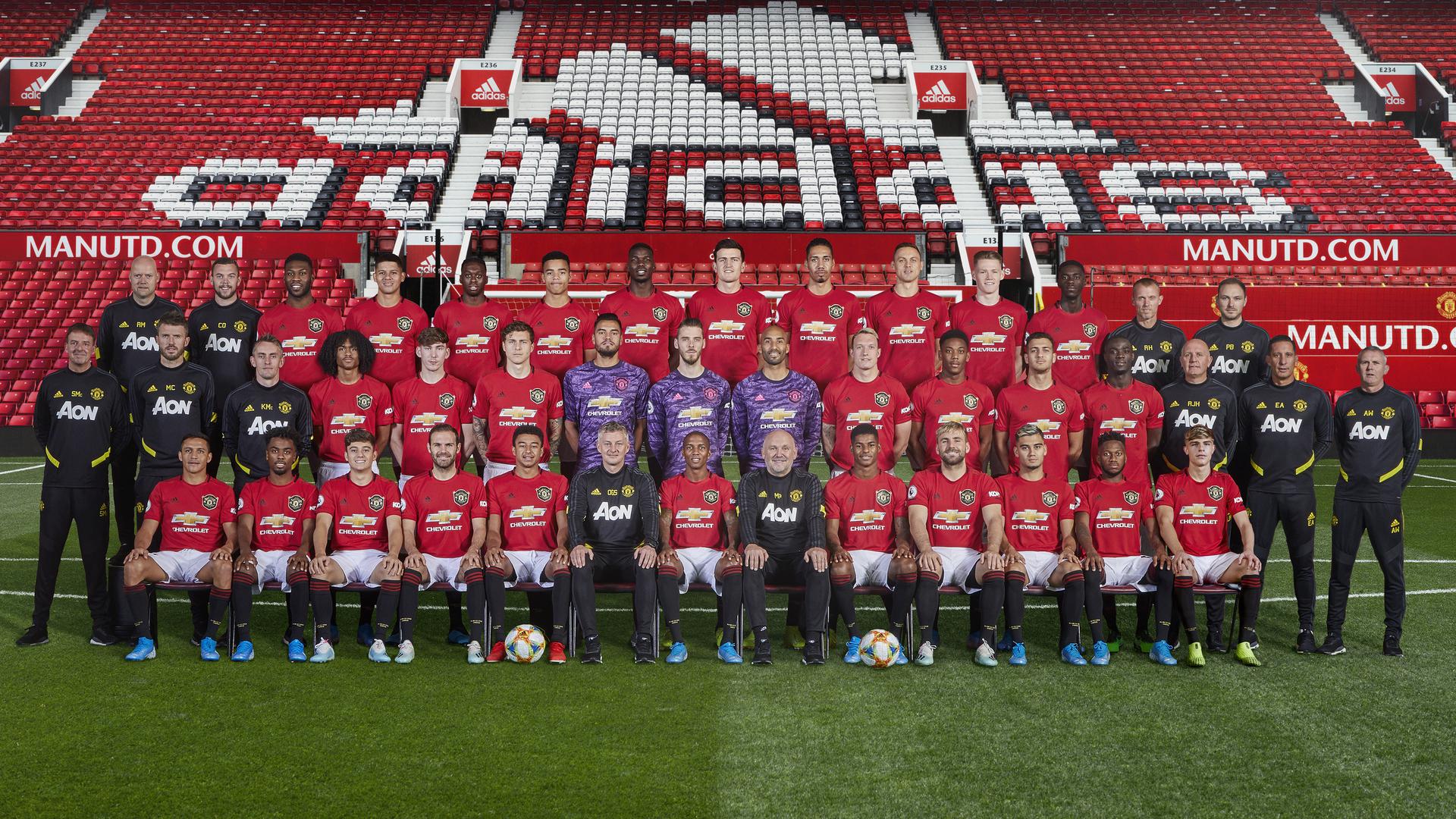 Manchester United First Team Squad 2020-21 Season