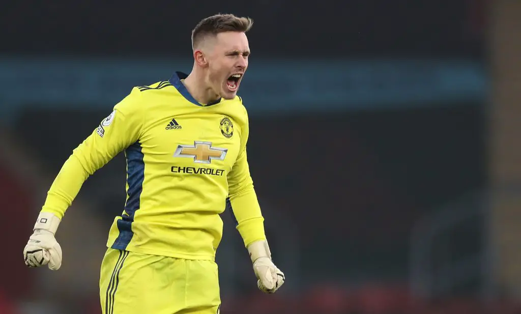Roy Keane believes lack of playing time for Manchester United goalkeeper Dean Henderson would be detrimental to his career. (GETTY Images)