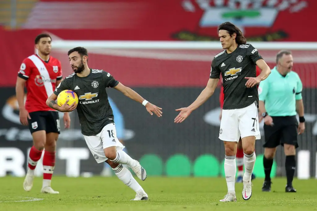 Manchester United manager, Ole Gunnar Solskjaer has credited Bruno Fernandes, Edinson Cavani and Paul Pogba for the club's upturn in fortunes.