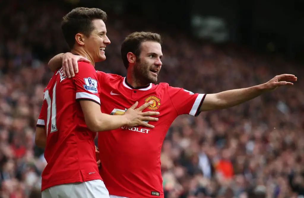 Juan Mata revealed that Ander Herrera asked him to help Edinson Cavani settle in at the club. (GETTY Images)
