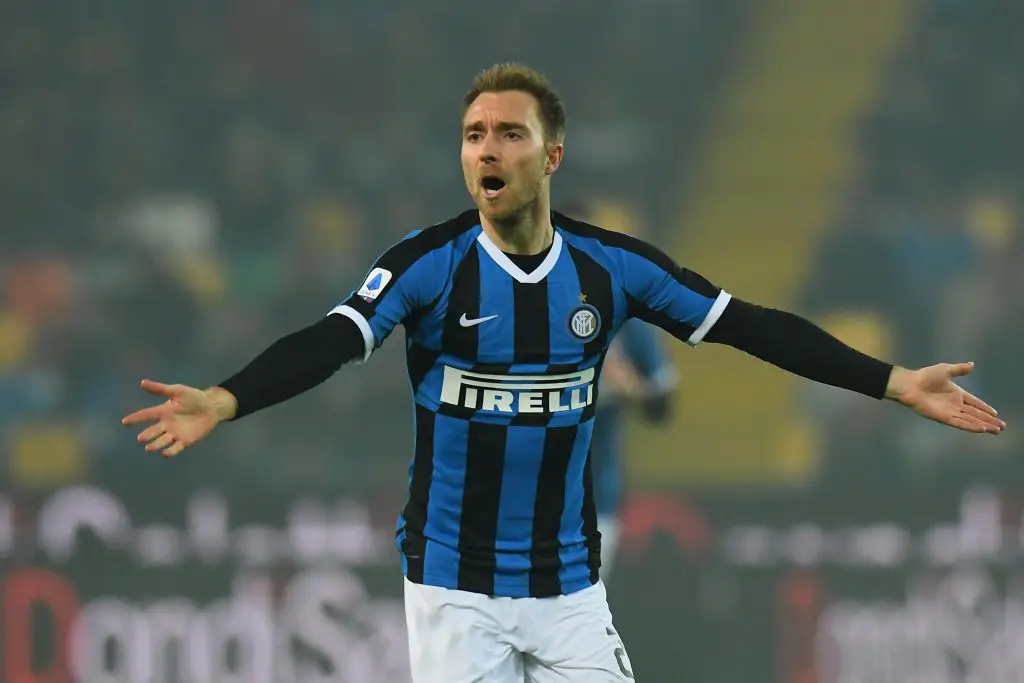  Manchester United are interested in signing Inter Milan midfielder Christian Eriksen on loan in January.