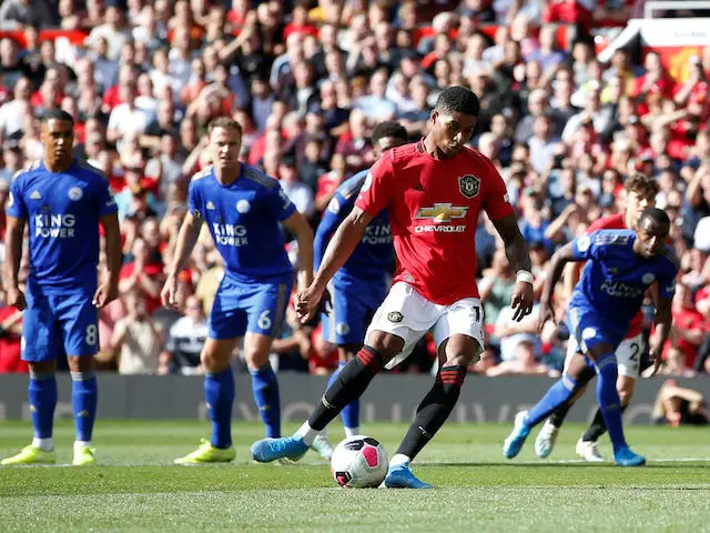 Marcus Rashford could prove to be a menace down the flank against Leicester