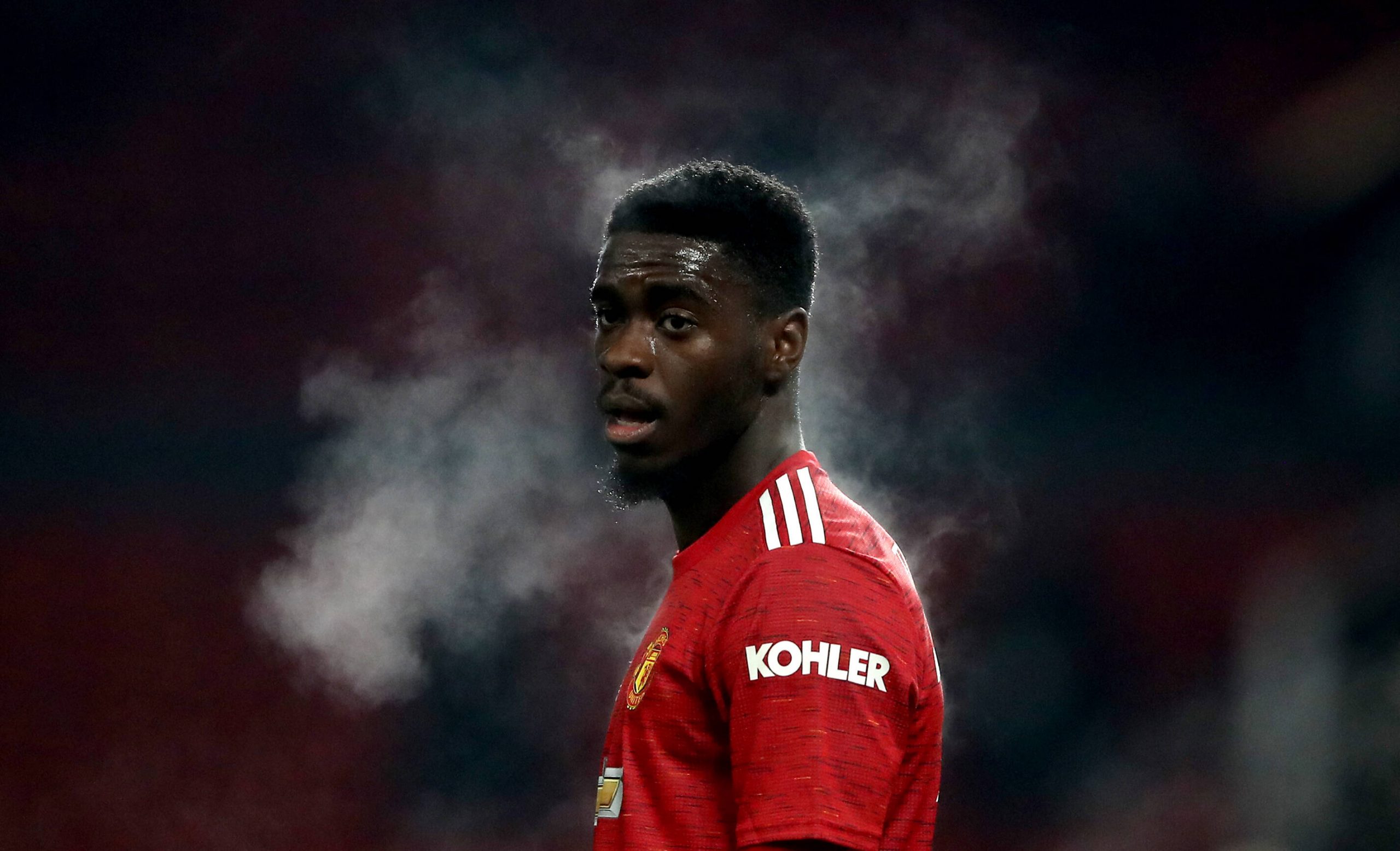 Axel Tuanzebe of Manchester United in action.