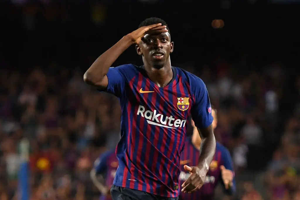 Ousmane Dembele is in the final year of his contract at Barcelona.