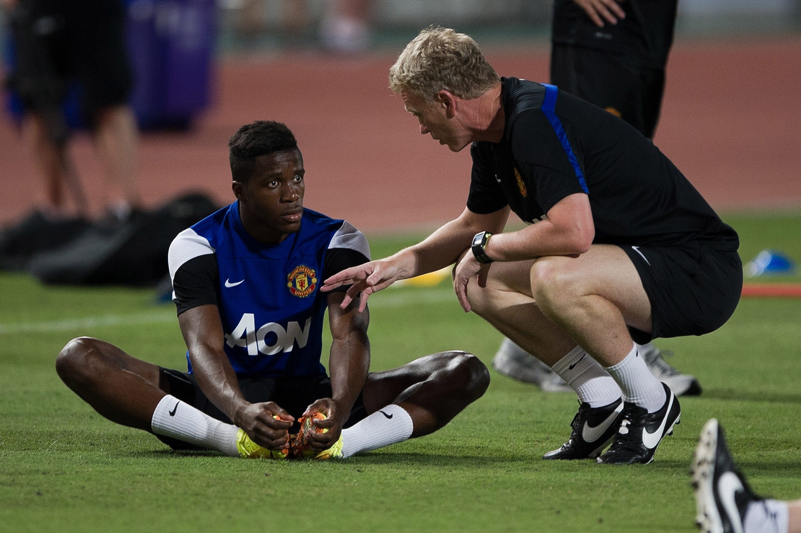 Wilfried Zaha says he regrets not expressing his personality at Manchester United under David Moyes. (GETTY Images)