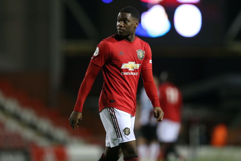 Derby County remains interested in taking Manchester United youngster Teden Mengi on loan this summer.