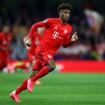 Manchester United target, Kingsley Coman, in action for Bayern Munich. (Photo by Chloe Knott - Danehouse/Getty Images)