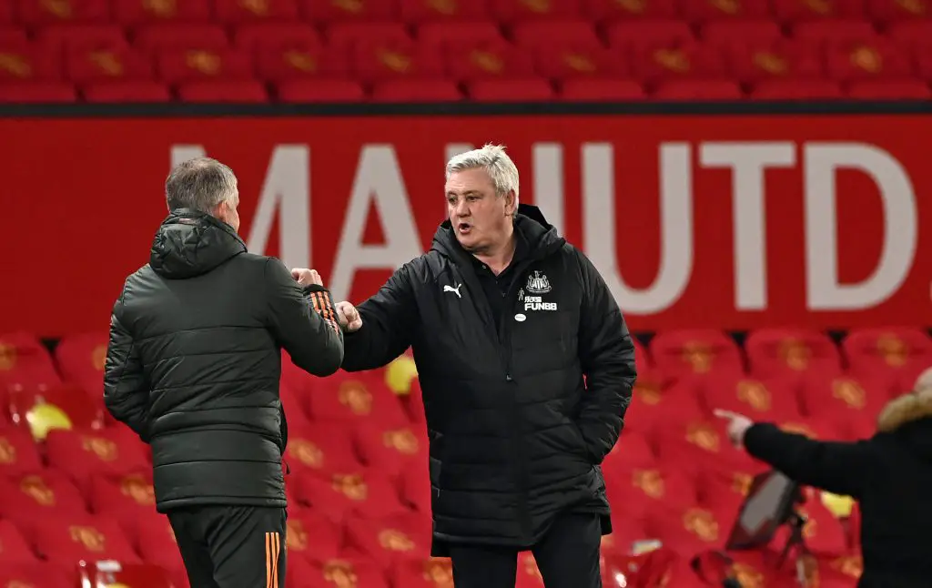 Steve Bruce and Ole Gunnar Solskjaer when Manchester United took on Newcastle United. (GETTY Images)