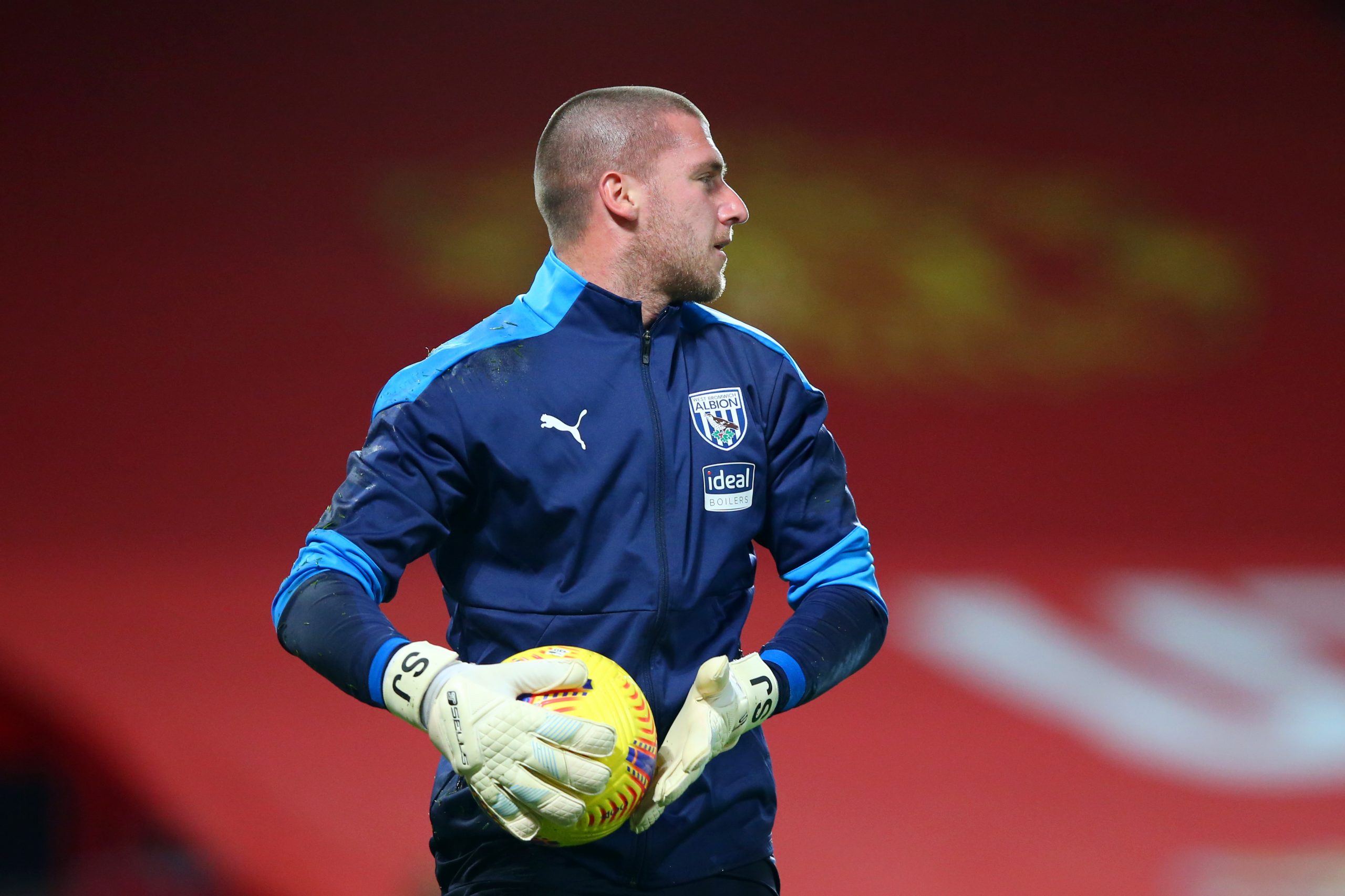 West Bromwich Albion goalkeeper Sam Johnstone in action. (GETTY Images)