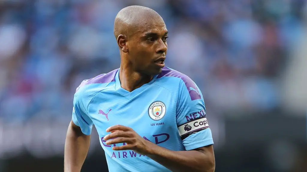 Manchester City star Fernandinho believes they hold the advantage over Manchester United in the Premier League title race.