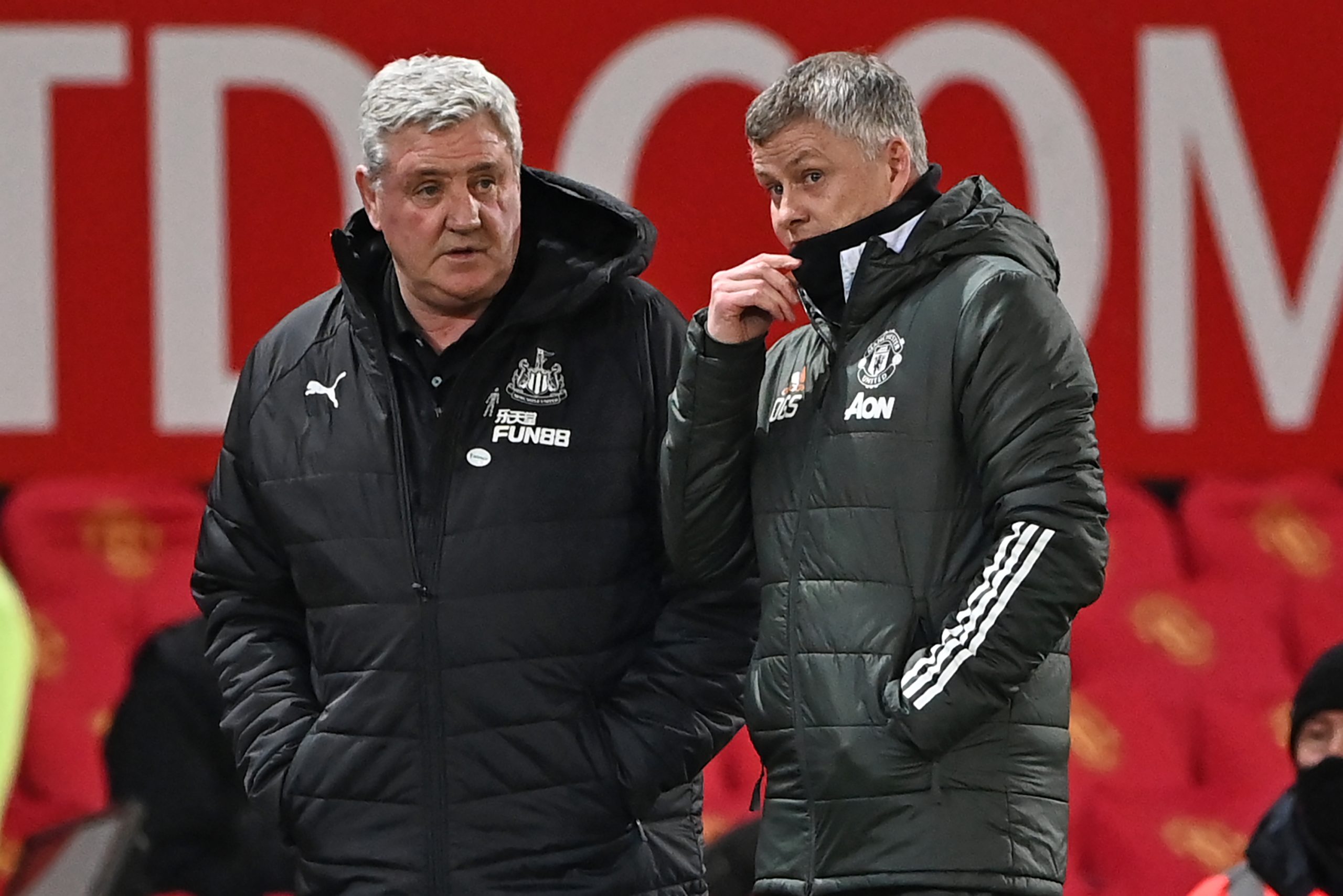 Newcastle United manager was not happy with the reporter asking him why he was smiling with Manchester United manager Ole Gunnar Solskjaer.