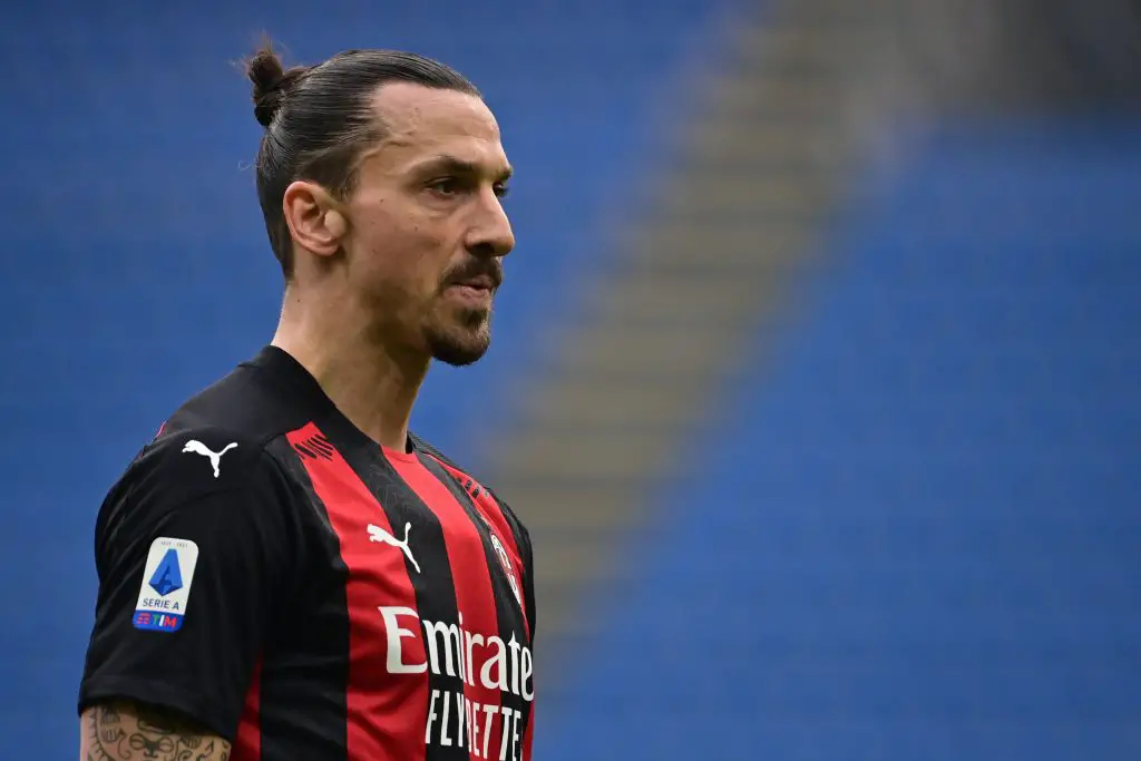 Zlatan Ibrahimovic believes he had a better career at Manchester United than other English players. (Photo by MIGUEL MEDINA / AFP) (Photo by MIGUEL MEDINA/AFP via Getty Images)