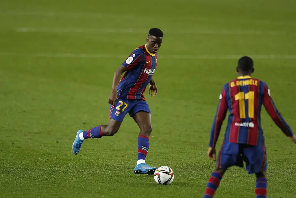 Barcelona are set to hold talks with Ilaix Moriba amidst interest from a number of clubs including Manchester United.