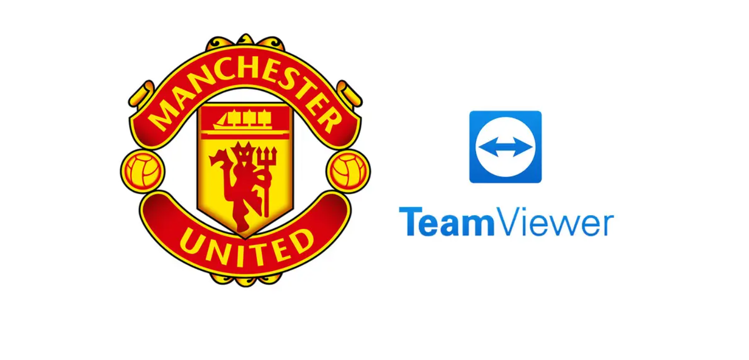 Manchester United announced a new shirt sponsorship deal with software company, TeamViewer. (Image Credits: The Independent)