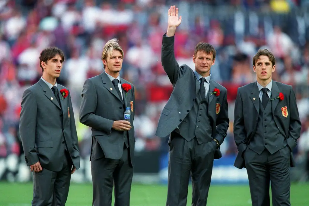 Manchester United players seldom wore suits under the reign of Sir Alex Ferguson. (imago Images)