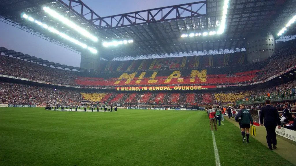 The San Siro is one of European football's iconic venues